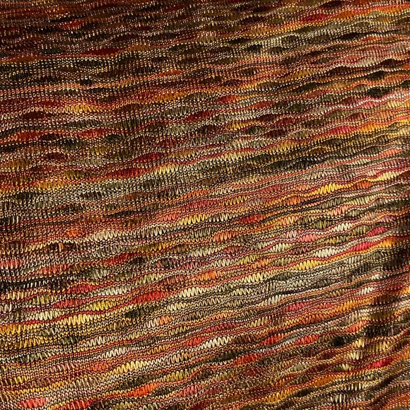 The Limited Women's Medium Pullover Colorful Top Rust Brown Green Sz M - Picture 4 of 6